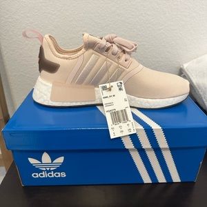 New in box Adidas NMD in light pink/brown